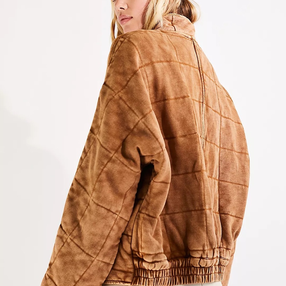 Free people quilted dolman jacket